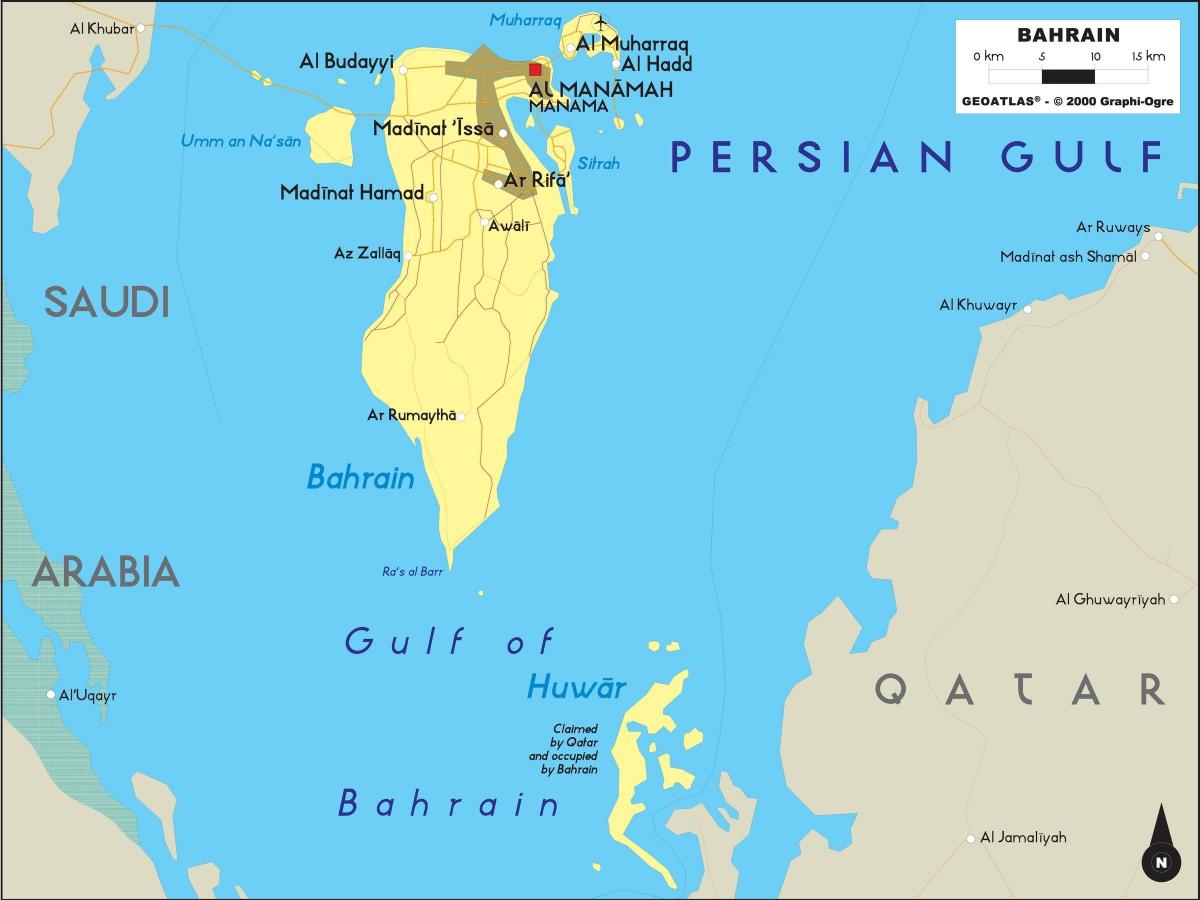 地图上的巴林线
