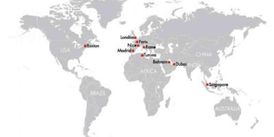 巴林在世界地图